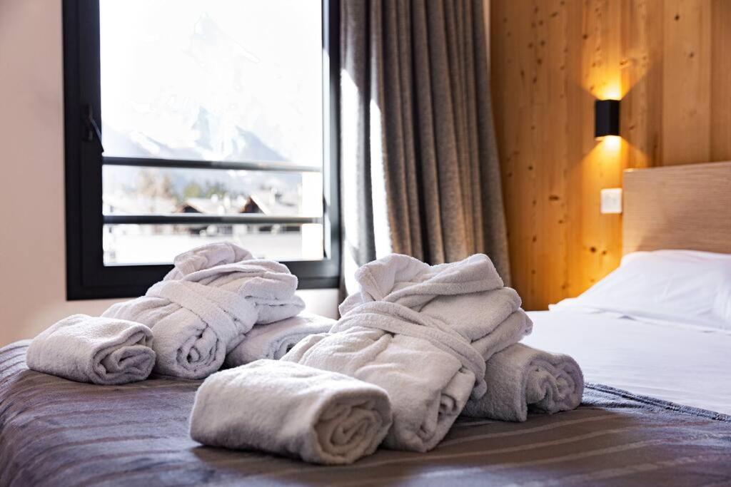 Modern 2Br 5* Pool Gym Spa Garage Mont-Blanc View Σαμονί Εξωτερικό φωτογραφία